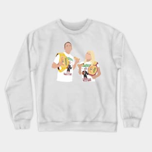 the king and the queen of hot dog Crewneck Sweatshirt